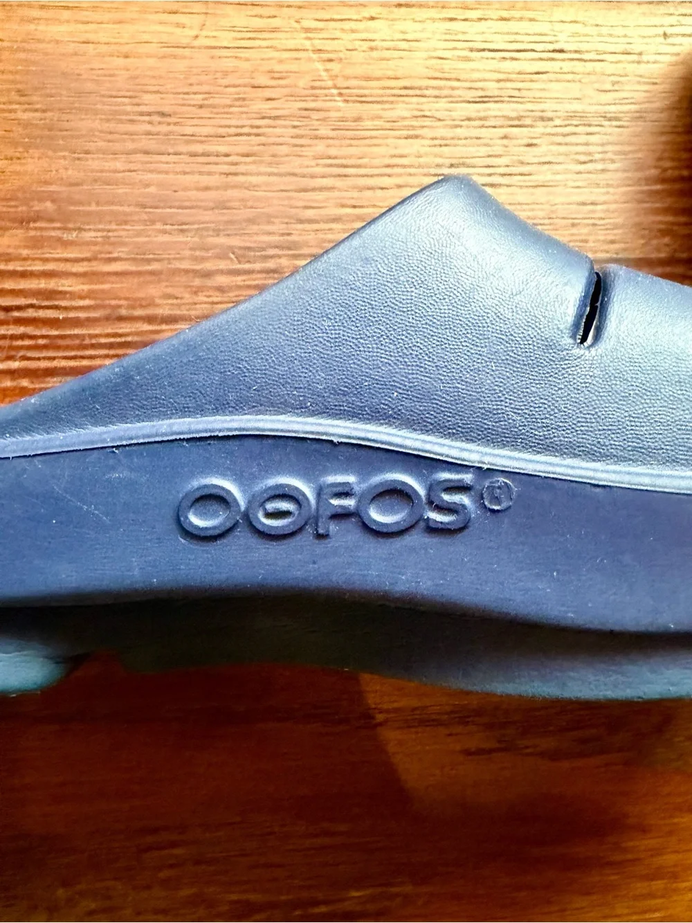 OOFOS Men's Recovery Slide Sandals in Navy Blue